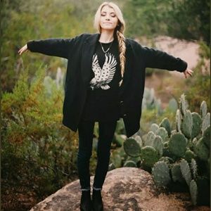 Free People slouchy boyfriend jacket